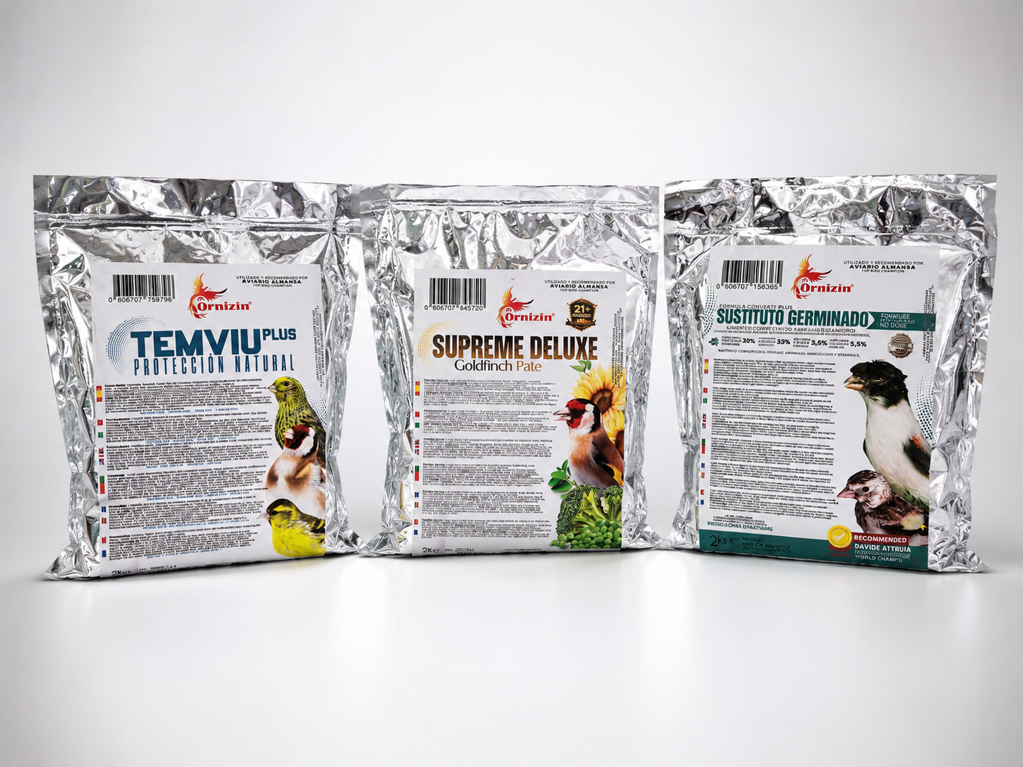 SUPREME DELUXE, SOSTITUTO GERMINATO e TEMVIU PLUS ORNIZIN.